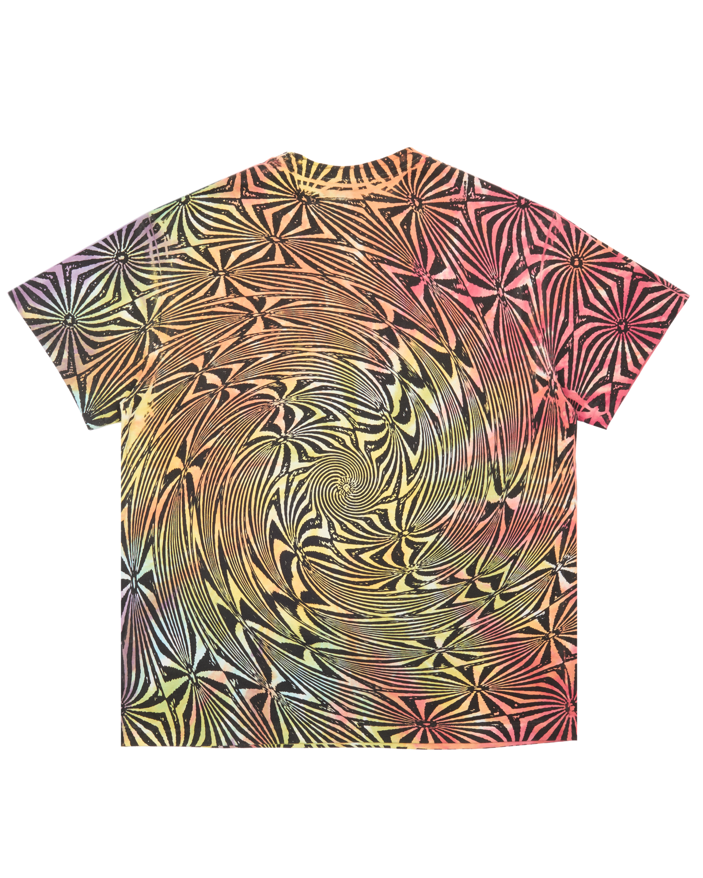 Optical Illusion Jumbo Screen Print Tee - Hand Dyed | Toledope | Garment Dyed 100% Cotton