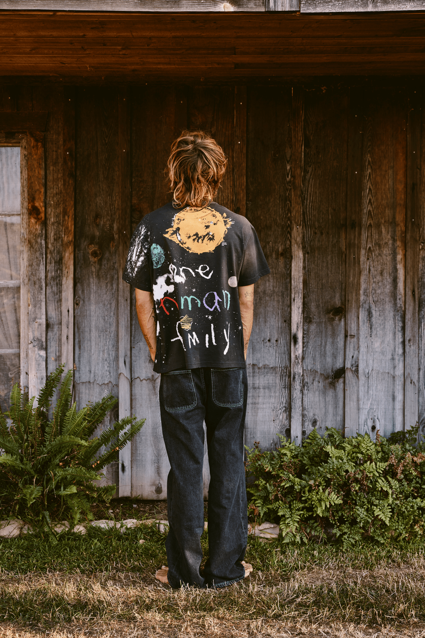 Galaxy Doodle - Off-Black Tee | Toledope | Garment Dyed 100% Cotton